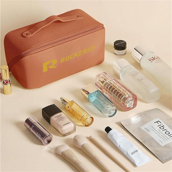 Travel Makeup Bag, Large Capacity Cosmetic Bags for Women,Waterproof - Picture 6 of 6